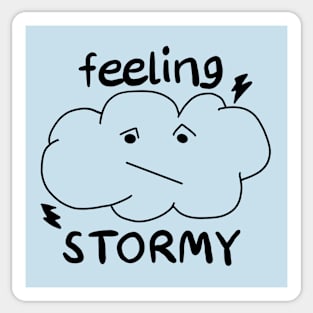 Moody Cloud Sticker